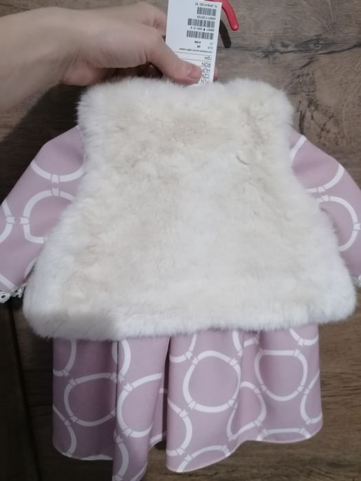 Rochiță cu vesta de blanita h&m