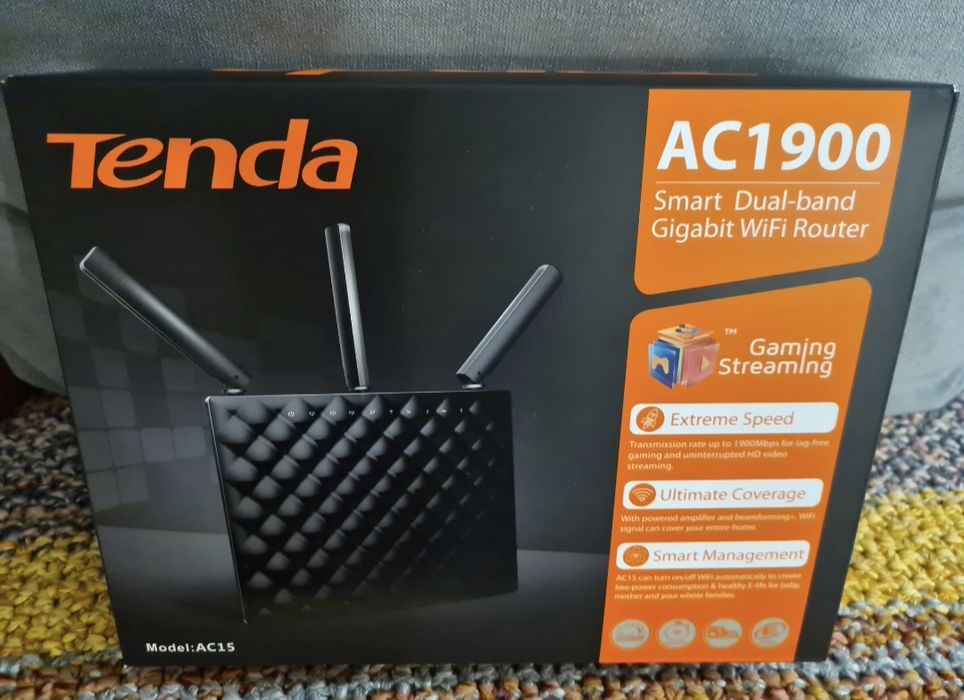 Router wireless Tenda AC15, 1900Mbps, Dual-Band AC 1900Mbps
190 lei Ne
