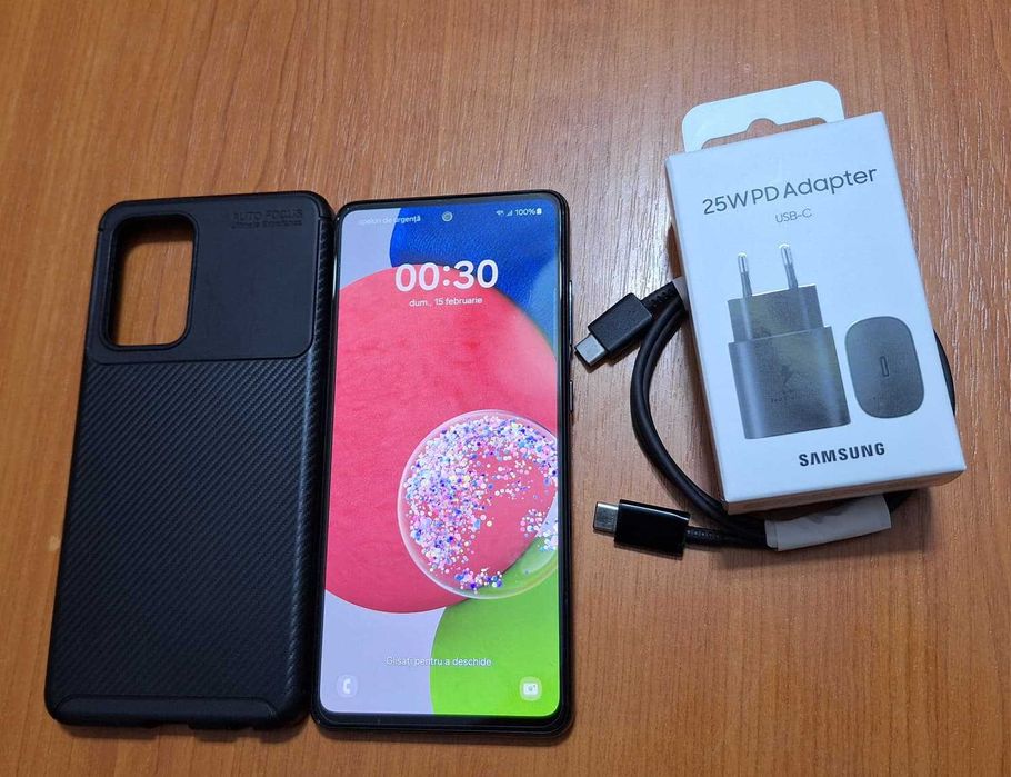 Samsung Galaxy A52s 5G, 128 GB, 6 GB RAM, Dual SIM, negru