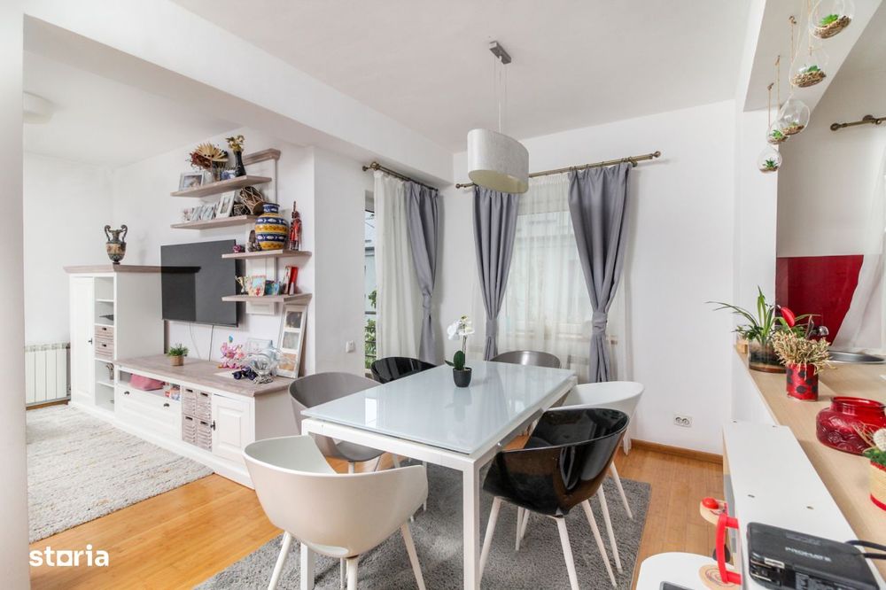 Casa finisata tip duplex, GARAJ, 3 dormitoare, 2 bai, str. Campului