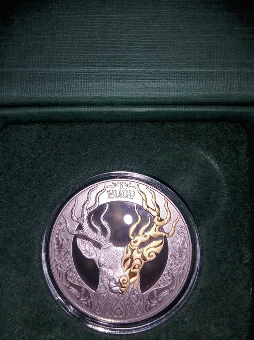 Монета "Олень" (Proof-Like)