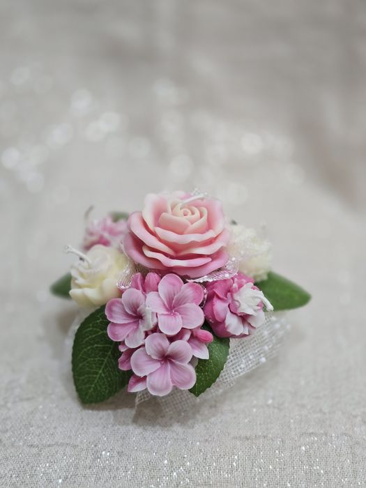 Ароматни свещи – букет от цветя | Ръчна изработка | Перфектен подарък