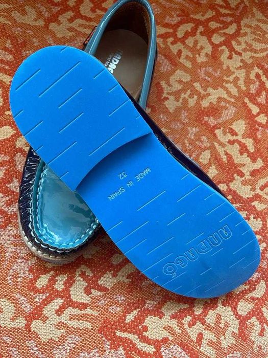 Новые натурал. лак.кожан.туфли для детей. универсал.32размер