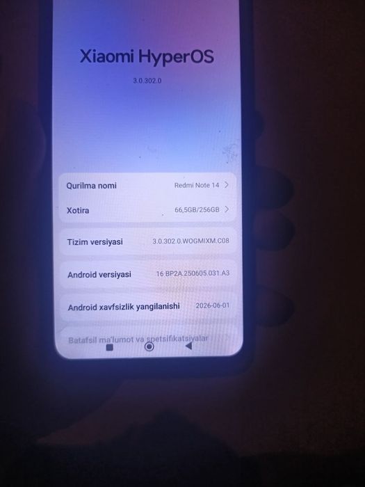 Redmi not 14 256