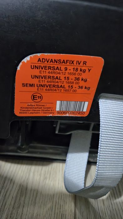 Scaun auto Britax Romer ADVANSAFIX IV R Storm Grey