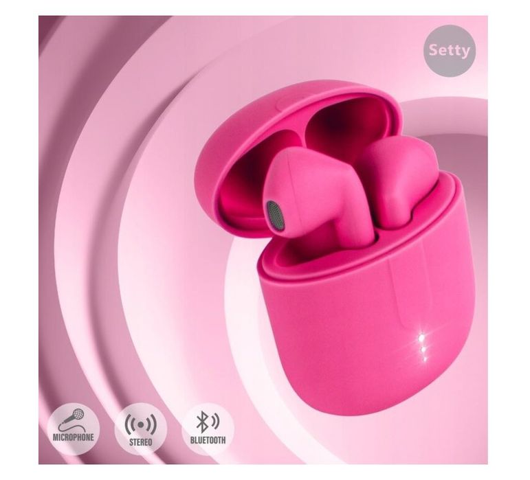 Casti Wireless Bluetooth In-Ear TWS STWS-16 Roz