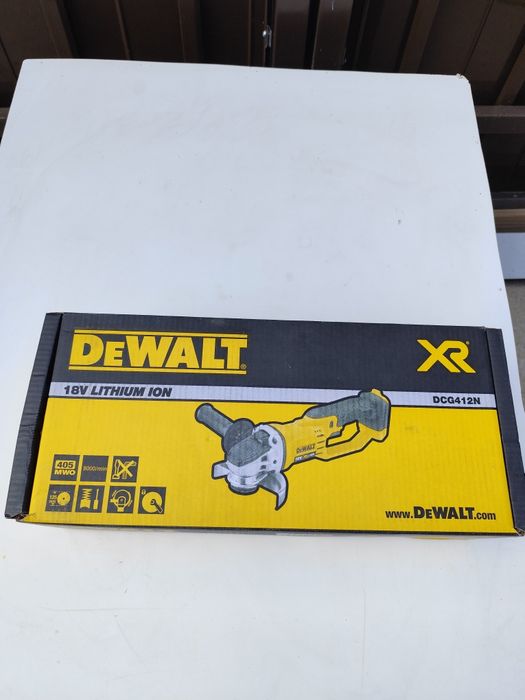 Нов акумулаторен ъглошлайф Девалт DeWALT DCG412  18V