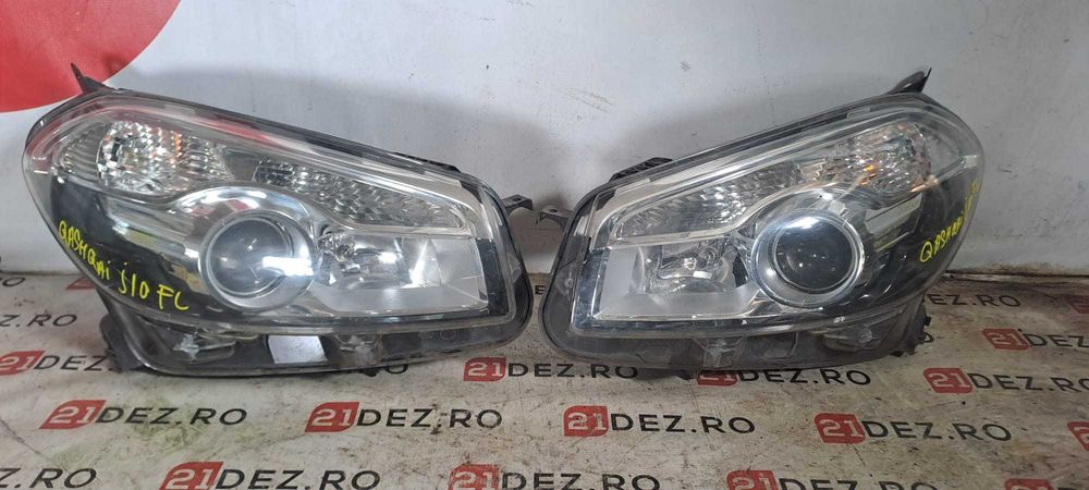 Faruri / Far stanga , far dreapta cu lupa Halogen pentru Nissan Qashqai J10 Facelift / pret per bucata
