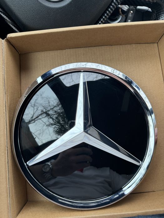 Стъклена емблема лого Mercedes Distronic w204 40€