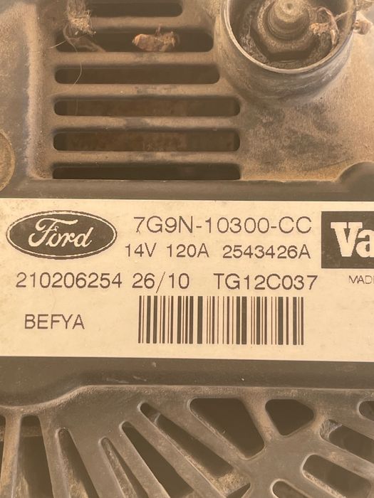 Alternator Ford Fiesta Vi 2008 - > 1.25 Snja, Snjb, Snjc, Snjd 7G9N-10