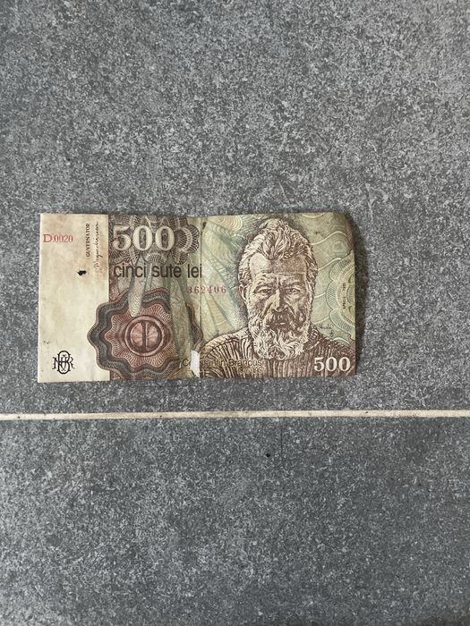 bancnota 500 lei din 1991