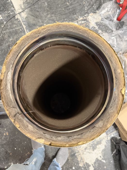 Двойно изолирани иноксови тръби за печка, камина 200 - 250 ф