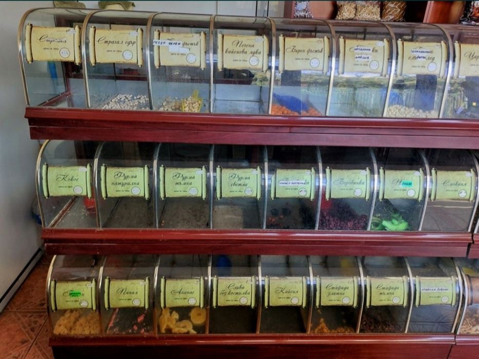 Луксозни витрини за бонбони и ядки с уникален дизайн