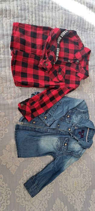 Рубашки на мальчика до года