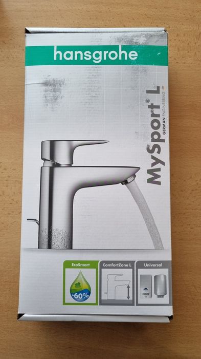 Смесител за баня с клик сифон чисто нов