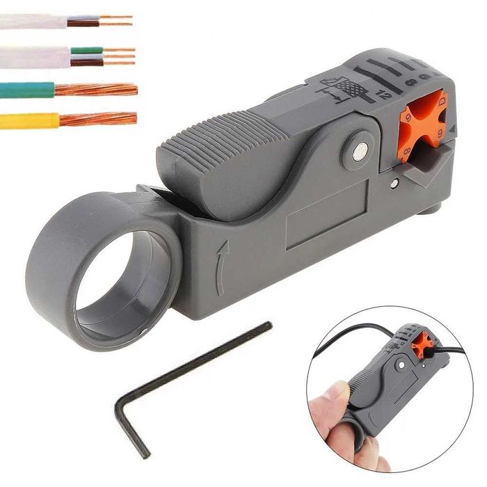 Stripper cablu coaxial dezizolator RG58 RG59 RG6 RG-58 RG-59