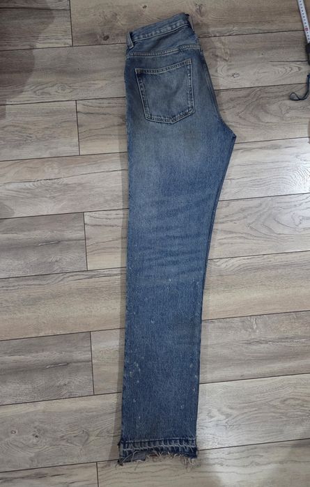 Zara zip flared джинсы