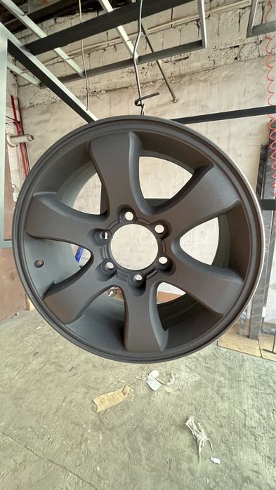 Реставрация автомобильных дисков. Пескоструйная обработка.