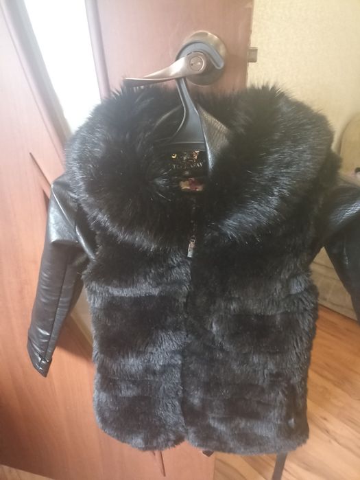 Продам косуху+мех.безрукавка