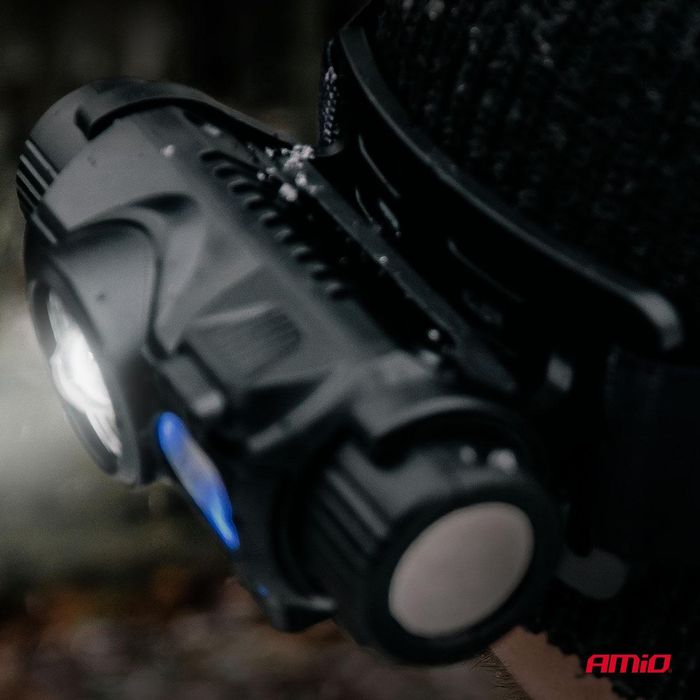 акумулаторен челник със сензор за движение xpg+cob 1200mah (batt) ...