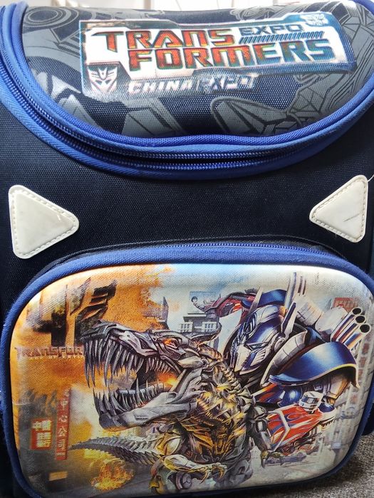 Синий рюкзак transformer