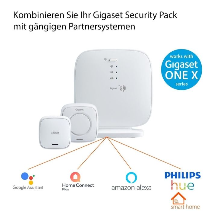 Kit Gigaset sistem de alarma baza senzor de usa si sirena app casa