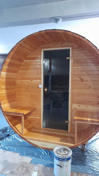 Сауна барел, градинска сауна, сауна тип бъчва ,финландска сауна