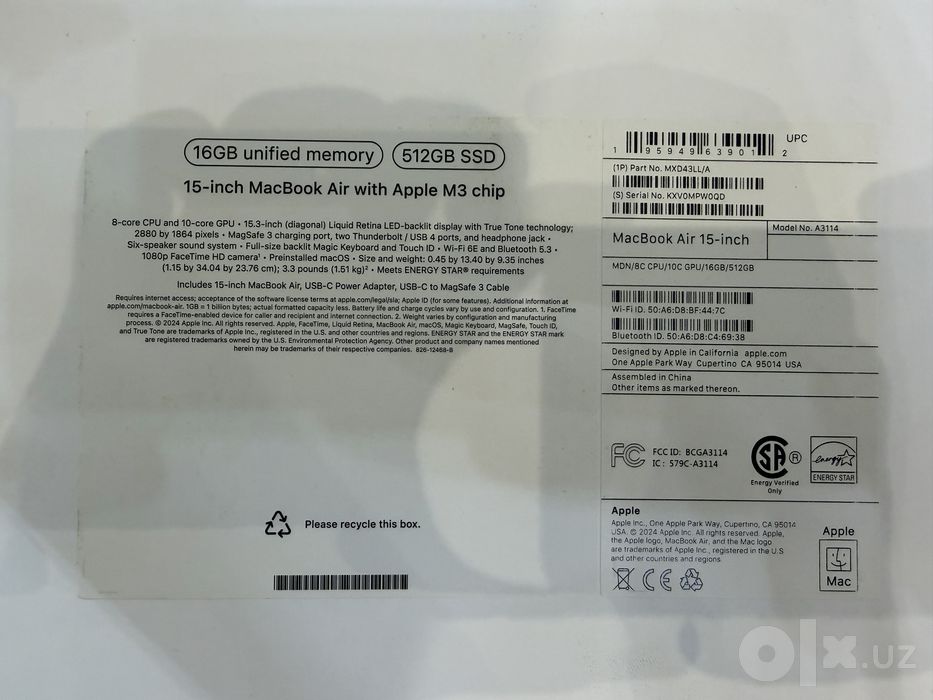 MacBook Air M3 (2024)