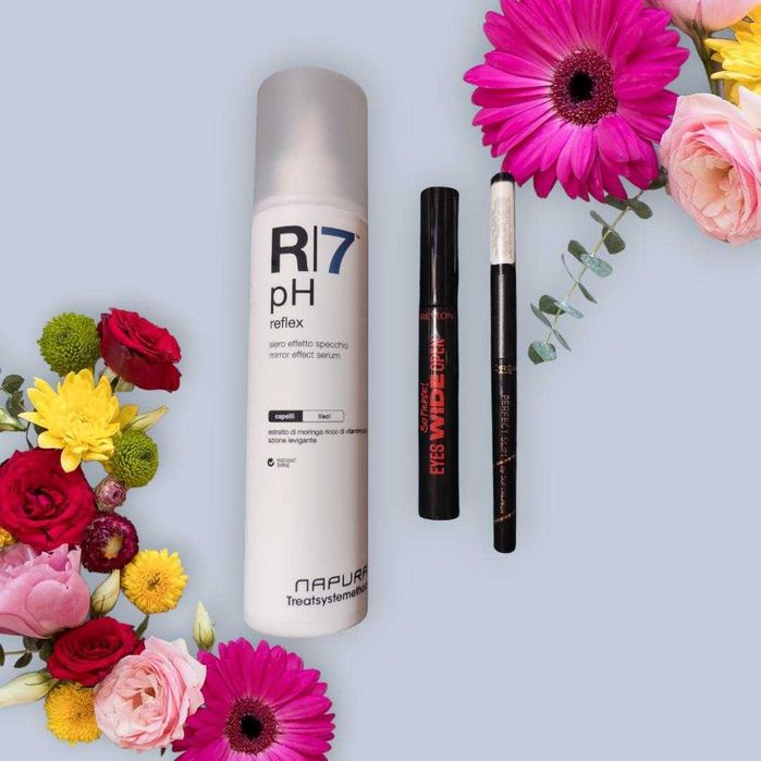 Серум за коса с ефект на ламиниране и огледален блясък "NAPURA"