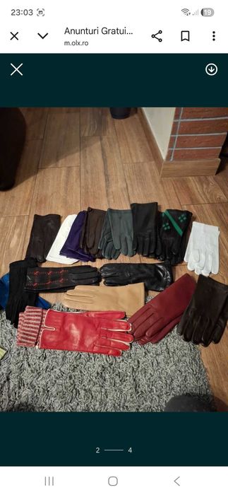 Vând mănuși  damã