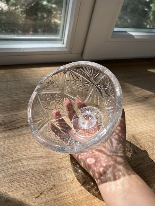 Вазочка для варенья хрусталь