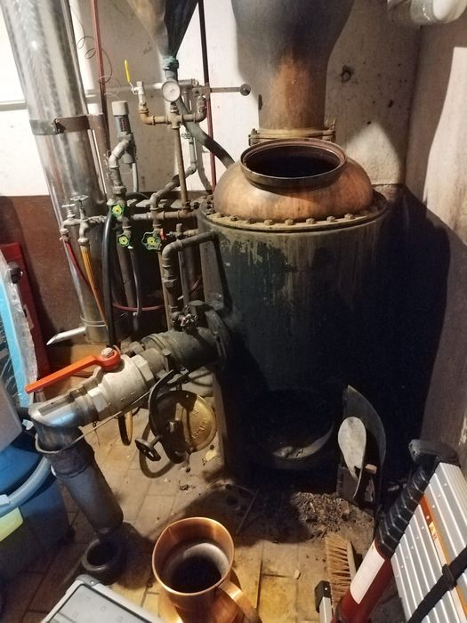 Cazan Distilare Profesional MÜLLER – Cupru și Inox, Coloană de Rafinare, Instalație Completă