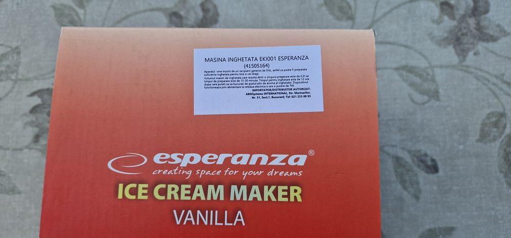 Aparat de facut inghetata