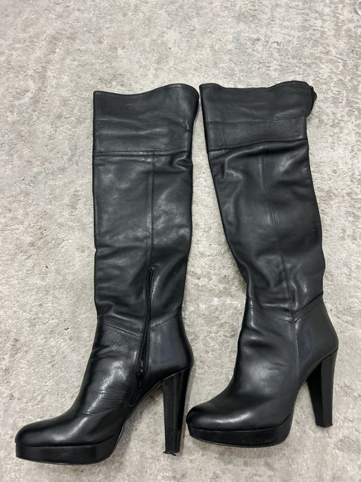 Cizme lumgi din piele