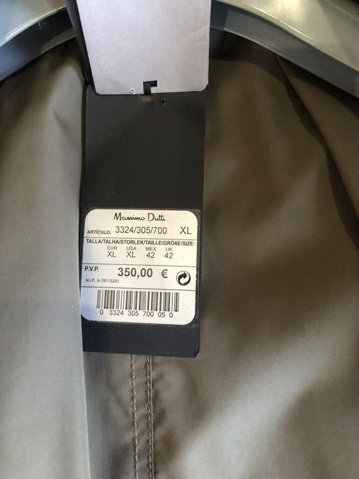 Geaca piele Massimo Dutti firma