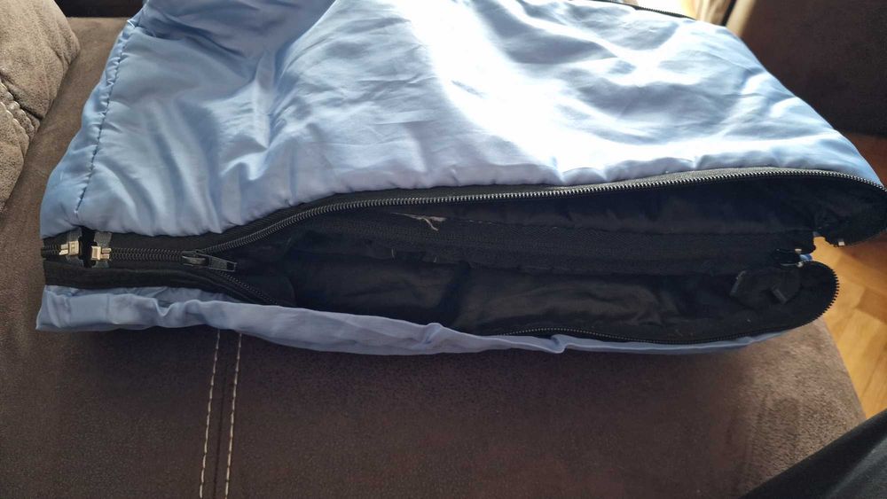 Детски син термо чувал за количка