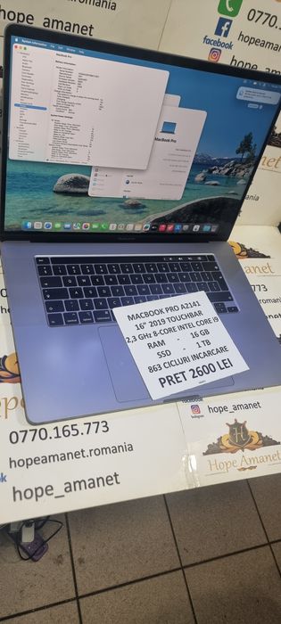 Hope Amanet P6 MacBook Pro i9 16 inchi    #162471