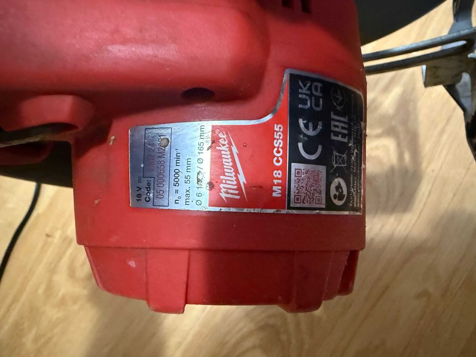Milwaukee M18 CCS55 ръчен циркуляр
