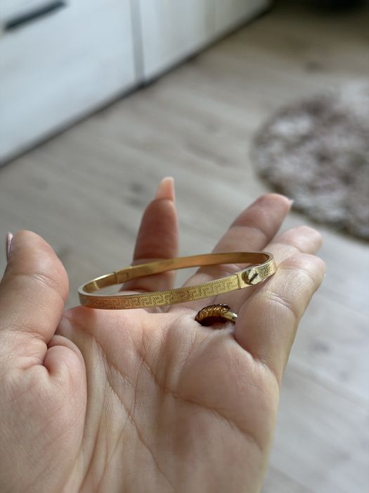 Bratara fixa aur 14k model versace