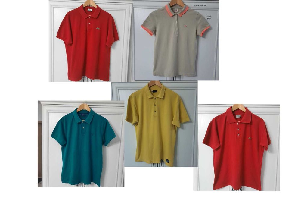 Tricouri polo Lacoste, Gant, Versace