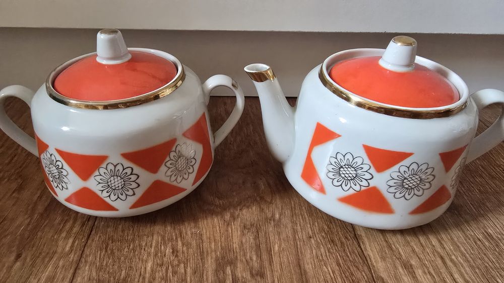 Новый чайный сервиз советский.