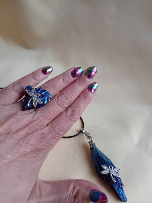 Комплект бижута колие у пръстен!