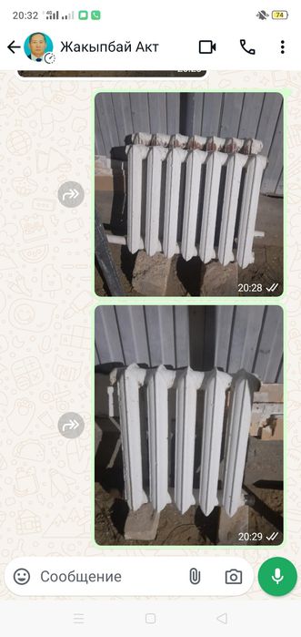 Продам чугунные радиаторы