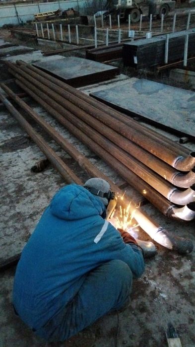 Выполняем сварочные работы . Всё виды