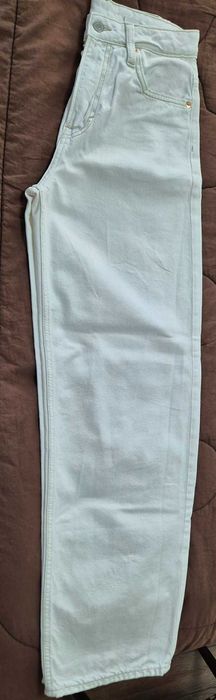 Бели дънки H&M - Baggy, Loose Fit