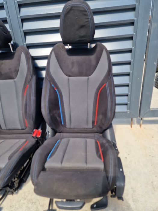 Interior alcantara scaune fata recaro sport cu incalzire bancheta spate  bmw g26 seria 4