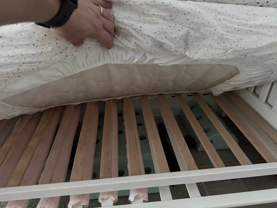 Patut pentru copil din lemn / cosleeping / inaltime ajustabila