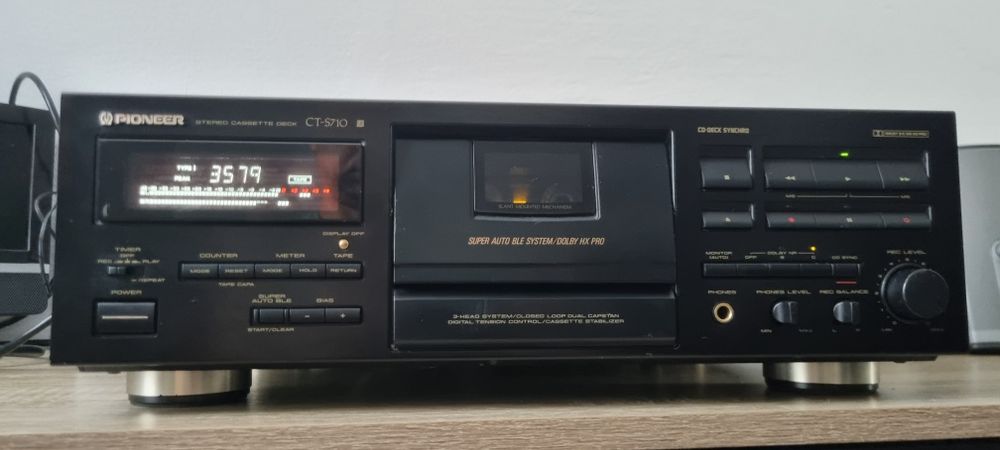 Cd player Pioneer PD S801 si deck 3 capete  CT S710