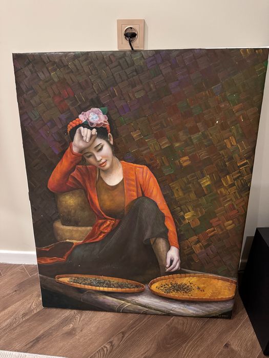 Картина 1метр в ширину, 1,30см в высоту