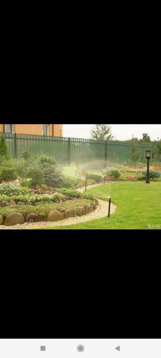 Автополив полуполив освещение